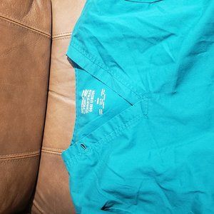 Bright Kelly green scrub set.